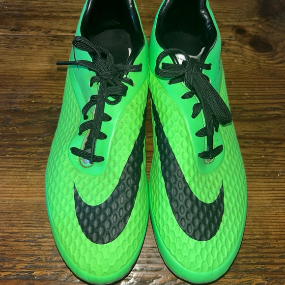 Nike Hypervenom Phelon FG Soccer Cleats Green Low Top Size 7.5 US (599730-303) - Picture 1 of 11